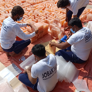 อิฐเกลือหิมาลัยเกรดพรีเมียมสำหรับการก่อสร้างห้องบำบัดด้วยเกลือและการออกแบบตกแต่งภายใน - Product Image 2