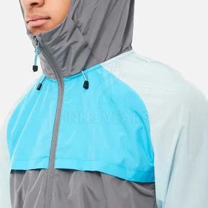 Ensemble coupe-vent et court en polyester et nylon avec fermeture éclair Baggy personnalisé nouvelle mode Survêtement coupe-vent pour hommes - Product Image 6