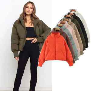 Wholesale Ladies <b>Winter</b> Jacket Fashion Casual Cotton Puffer Coat with Logo Thick Bubble Windproof Warm <b>Winter</b> <b>Accessory</b> - Product Image 4
