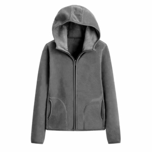 2022 nouvelle mode surdimensionné pull goutte épaule polaire à capuche pour les femmes personnalisé épais poids lourd XS taille longue Streetwear - Product Image 3