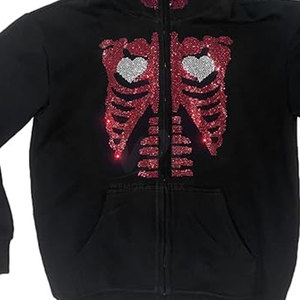 Diseña Tu Propia Sudadera con Pedrería de Alta Calidad, Sudadera con Pedrería para Hombre, Diseño Moderno, Precio Económico, Superventas - Product Image 5