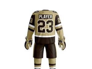 Uniforme de hockey sur glace léger et respirant pour hommes, ensembles entièrement personnalisables, prix réglable, anti-rides - Product Image 2