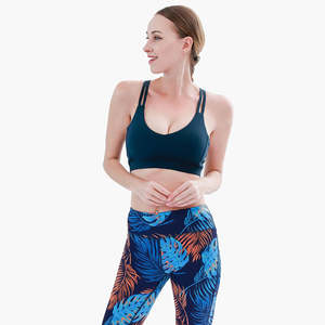 Deporte Mujeres Sin Costuras Fitness Deporte Desgaste Alto Elástico Mujeres Yoga Set Alta Calidad Sin Costuras Mujeres Yoga Set - Product Image 6