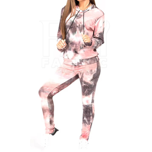 Venta caliente Chándal de invierno de talla grande para mujer 100% algodón con diseño de sublimación Precio bajo MOQ - Product Image 2