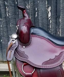 Meilleure selle de cheval en cuir Western selle anglaise avec taille personnalisée disponible au prix en gros selle de cheval - Product Image 3