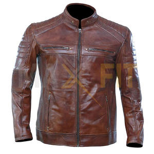 Nouvelle veste en cuir de mouton de haute qualité personnalisée pour hommes vestes en cuir pour hommes par MAXFIT ENTERPRISES - Product Image 1