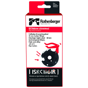ใบมีดตัดท่อ ROTHENBERGER ขนาด 41 มม. ความลึก 8 มม. ผลิตจากเหล็กอัลลอยด์ทนความร้อนสูง แพ็ค 2 ชิ้น สำหรับเครื่องตัดท่อ - Product Image 3
