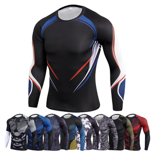 OEM Custom Upf50 + Rash Guard à manches longues pour hommes High Tech Camo Style New Custom Made Premium Quality Men's Mma Rash Guard 2024 - Product Image 4