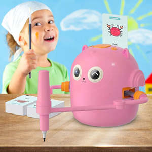 Robot de dessin électronique automatique pour enfants, style dessin animé, tableau de dessin, jouet éducatif pour l'apprentissage, emballé en boîte - Product Image 4