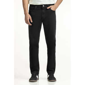 กางเกงยีนส์ทรงสลิมฟิต สโตนวอช วินเทจ ทรงดินสอ ขากว้าง ปักลาย กางเกงทรงดินสอสีฤดูหนาว MN-JNS-WS25-008 - Product Image 2