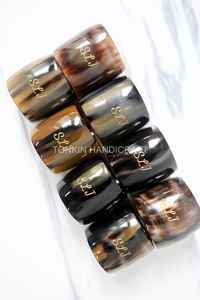 Anillos de servilletas, anillos de servilletas de ratán, anillos de servilletas de mimbre, Decoración de mesa - Product Image 4