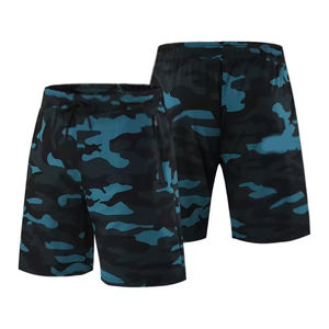 Shorts de basket-ball à séchage rapide, style streetwear, logo personnalisé OEM, confortables, décontractés, en maille, anti-rides, unis - Product Image 4