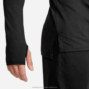 Camiseta de gimnasio ajustada para hombre, manga corta, transpirable, Fitness, estampado personalizado, algodón, liso, cuello redondo, tela de punto Formal - Product Image 5