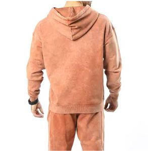 Survêtement en coton délavé à l'acide pour hommes 2025 dernier style de vêtements de rue survêtement délavé à l'acide pour hommes - Product Image 6