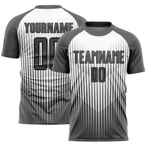 เสื้อฟุตบอลคุณภาพดี ระบายอากาศได้ดี แห้งเร็ว แขนสั้น สำหรับผู้ชาย สามารถสั่งทำได้ - Product Image 5