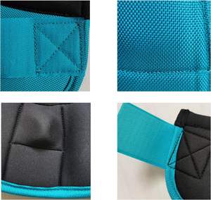 Bottes de cloche de cheval Bottes de cloche de cheval, sabot balistique équin Bottes de cloche de portée Turquoise Produits de course de chevaux anglais d'Inde - Product Image 3