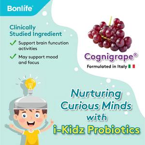 Bonlife I-Kidz HMO Probiotic Booster (30 Sachets X 5g) avec Vitamin C HMO Cognigrape pour Eye & Support Supplément Kid - Product Image 2