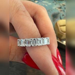 Prix d'usine – Achetez une alliance en diamant taille émeraude 2,00 carats, clarté VVS2, cultivé en laboratoire, fournisseur, livraison mondiale - Product Image 6