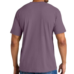 T-shirt Premium Personnalisé pour Homme en Coton Biologique Léger, Respirant, Uni, Coupe Ample, Style Streetwear d'Été avec Poche - Product Image 2