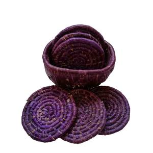 Dessous de verre design moderne coussin isolant nouveau look sous-verre en jute élégant pour la maison hôtel table sous-verre en jute haute qualité de vente - Product Image 6