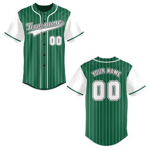Maillots de baseball personnalisés cousus de la meilleure qualité avec votre numéro de nom pour hommes nouveau style de maillot de baseball à bas prix pour hommes - Product Image 6