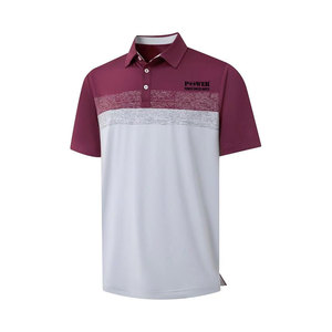 เสื้อกอล์ฟผู้ชายสำหรับฤดูร้อนเสื้อโปโลผ้าโพลีเอสเตอร์แบบแห้ง - Product Image 5