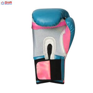 Nouveau dernier Design gants de boxe véritable élégant confortable et réglable nouveauté or cuir de vachette gants de boxe - Product Image 4