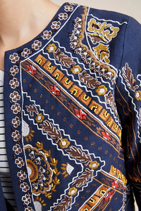 100% coton paillettes brodé Anti-rides culture veste respirant écologique coton remplissage pour printemps automne hiver utilisation - Product Image 2