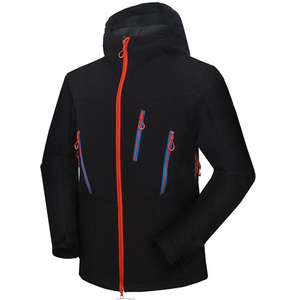 Chaqueta Softshell para Hombre, Estilo Urbano, con Cremallera, Impermeable, Cortavientos, Transpirable, de Secado Rápido, con Capucha, para Invierno, Esquí y Escalada - Product Image 2