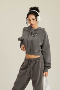 Sweat-shirts respirants pour femmes, 100 % coton, respirants, manches longues, imprimés personnalisés, vêtements décontractés, anti-boulochage, tricotés, hiver - Product Image 4