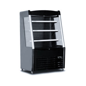 Refrigerador abierto de supermercado, Enfriador de aire con cortina de cierre, <span class=keywords><strong>escaparate</strong></span> de yogur de frutas y verduras - Product Image 3