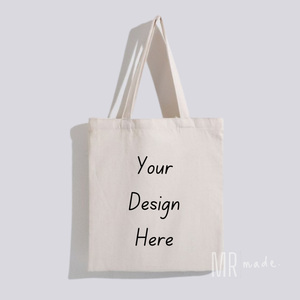 Fully Customisable Recycled Cotton Canvas <b>Tote</b> <b>Bags</b> for Women All Seasons Zippered Styles with Embroidered Decoration - Product Image 1