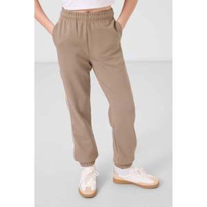 TOMMYLIFE Ensemble de survêtement imprimé à col rond pour filles, coupe standard, avec poignets élastiques - Ecru Fiesta Tenue de sport pour enfants - Product Image 5
