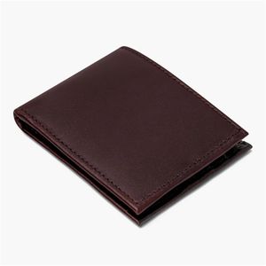 Slim and Classic MagFlap Leather <b>Wallet</b> For <b>Men</b> dark <b>brown</b> - Product Image 1