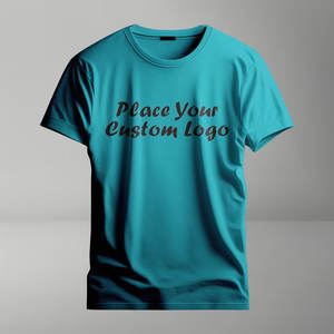 High quality <b>plain</b> <b>white</b> cotton mens t shirt with custom dtg print designs short sleeve fashion casual wear - Product Image 5