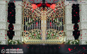 Estilo abierto Srilankan Poruwa Ceremonia Escenario Decoración Mejor evento Decoración Boda abierta Escenario Boda hindú Escenario abierto Mandap Decor EE. UU. - Product Image 6