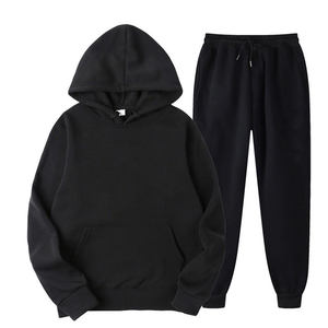 100% Cotton <b>Women</b> Tracksuit Set Drop Shoulder Hoodie & <b>Pants</b> Winter Warm Two Piece Pullover Jogging Sports <b>Suit</b> <b>for</b> <b>Women</b> - Product Image 2