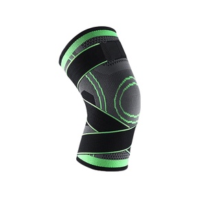 Genouillères d'haltérophilie de puissance vente en gros genouillères d'entraînement de gymnastique genouillères bicolores pour la gymnastique genouillères d'haltérophilie élastiques - Product Image 1