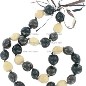 Cuentas de resina de hilo de loto Natural personalizadas al por mayor, diseño único, joyería, fabricación de collares, moda de SCI - Product Image 1