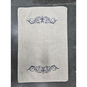 Tapis de bain épais avec logo brodé personnalisé, fabrication à la machine, 100% coton cardé, écologique, couleur personnalisée, design fabriqué en Inde - Product Image 6