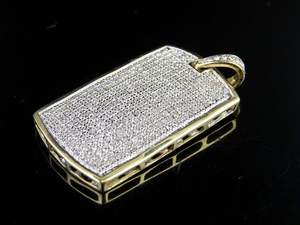 Pendentif et collier à breloques en argent sterling Moissanite de luxe Hip Hop glacé pour hommes bijoux de mode - Product Image 3