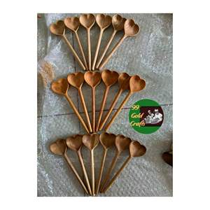 Cuillère en bois durable fabricant vietnamien ustensile de cuisine naturel fabriqué à la main pour une utilisation culinaire et culinaire écologique - Product Image 1