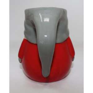 แก้วน้ำ 3 มิติ ลายโนมส์ สีแดง เทา ขาว แก้วเซรามิกการ์ตูนน่ารัก มีฝาปิด ใช้กับไมโครเวฟได้ สำหรับกาแฟ ของขวัญทางธุรกิจ 400 มล./600 มล. คริสต์มาส - Product Image 2