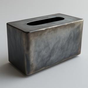 Caja de pañuelos metálica multifuncional de alta resistencia, diseñada para uso continuo, con estructura robusta, diseño limpio y confiable, hecha a mano. - Product Image 1