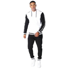 Vintage Washed Distressed Acid Wash Stacked <b>Flare</b> Sweat Suits Unisex Jogger Pants Tracksuit Custom 2-Piece Set for Winter - Product Image 1