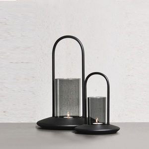 Bougeoir moderne en métal de luxe Décoration de maison élégante Styliste Lightning Design pour mariage Noël Tous les jours Occasions spéciales - Product Image 5