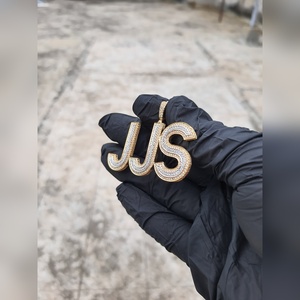 Elegant 925 Sterling Silver Silver Plated Moissanite Pendant CP004 <b>S</b> M VVS2 Brilliant Charm Jewelry Unisex Trendy Party - Product Image 3