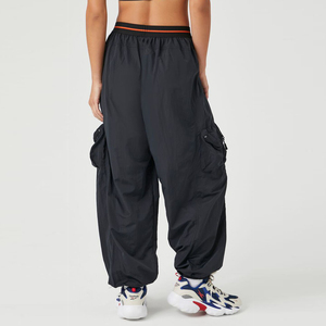 2026 Women Plus Size Sports Nylon Windbreaker Tracksuit Active Cargo Pocket Joggers Half-<b>Zip</b> Jacket Set - Product Image 5