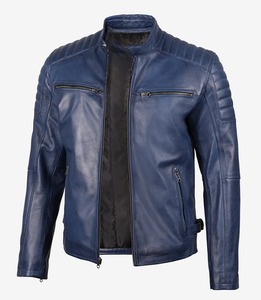 Veste en cuir d'hiver pour hommes haut de gamme qualité solide motif haute conception à la mode nouveau Style décontracté approvisionnement en gros - Product Image 2