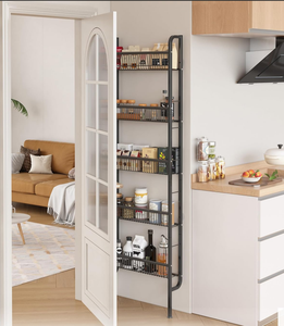 Estantería Metálica Moderna de 5 Niveles, Ajustable y Estrecha, Multifuncional, Tipo Escalera para Cocina, Baño y Almacenamiento en Espacios Pequeños - Product Image 5